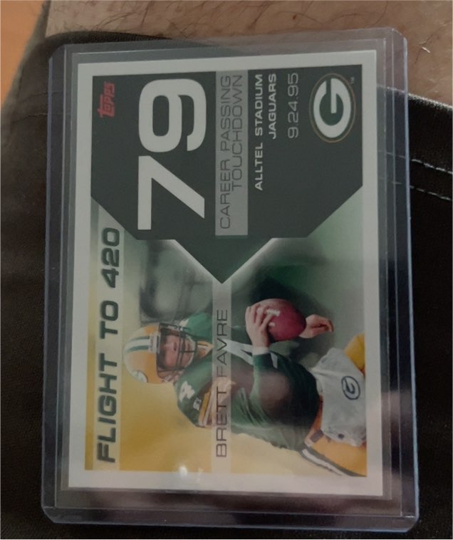 2007 Topps Flight to 420 #BF-79 Brett Favre — front