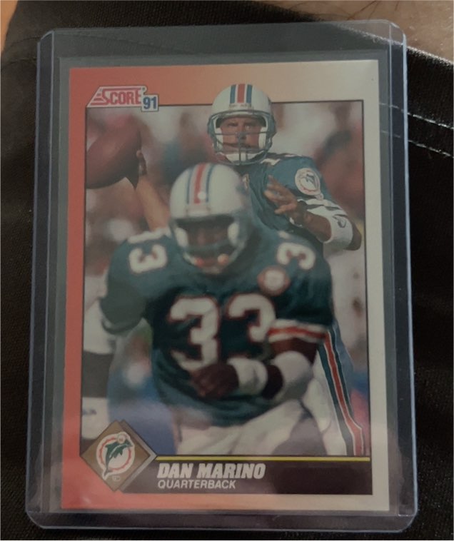 1991 Score #385 Dan Marino — front