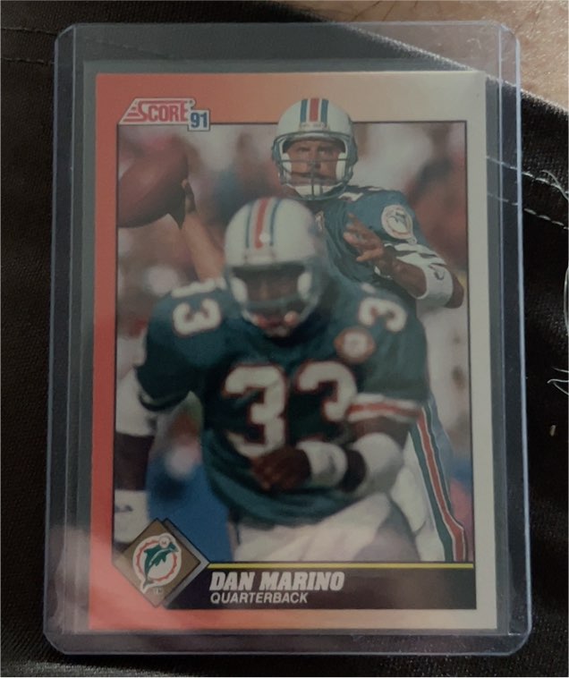 1991 Score #385 Dan Marino — front