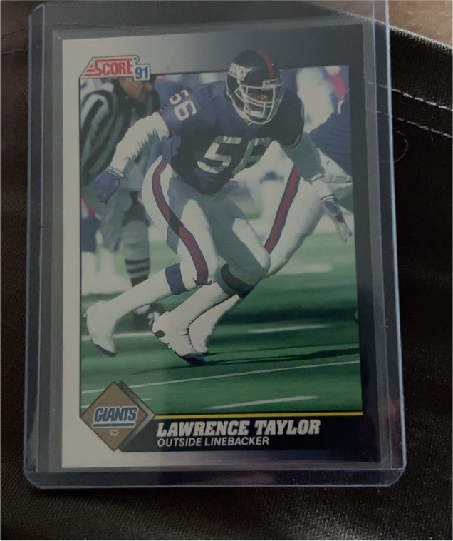 1991 Score #529 Lawrence Taylor — front