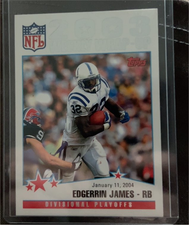 2004 Topps #309 Edgerrin James — front