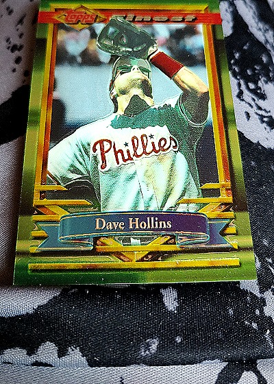 1994 Topps Finest #47 Dave Hollins — front