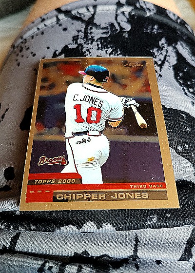 2000 Topps Chrome #180 Chipper Jones — front