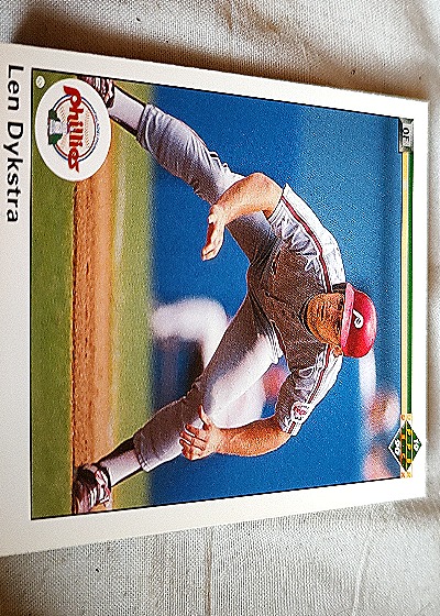 1990 Topps #310 Len Dykstra — front