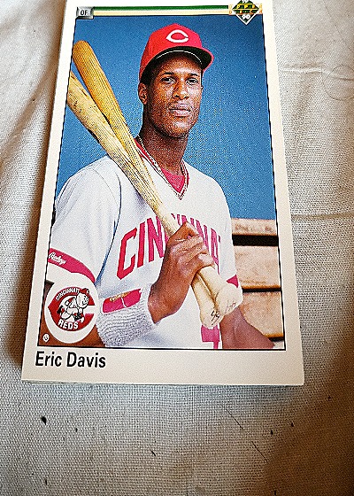 1990 Upper Deck #116 Eric Davis — front