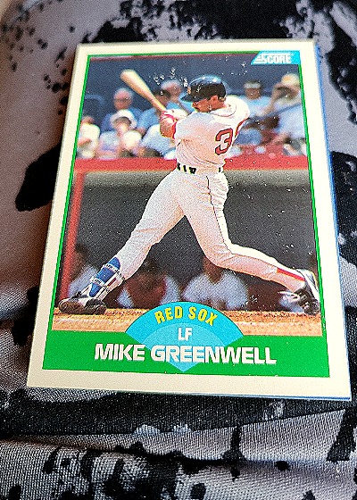 1989 Score #66 Mike Greenwell — front