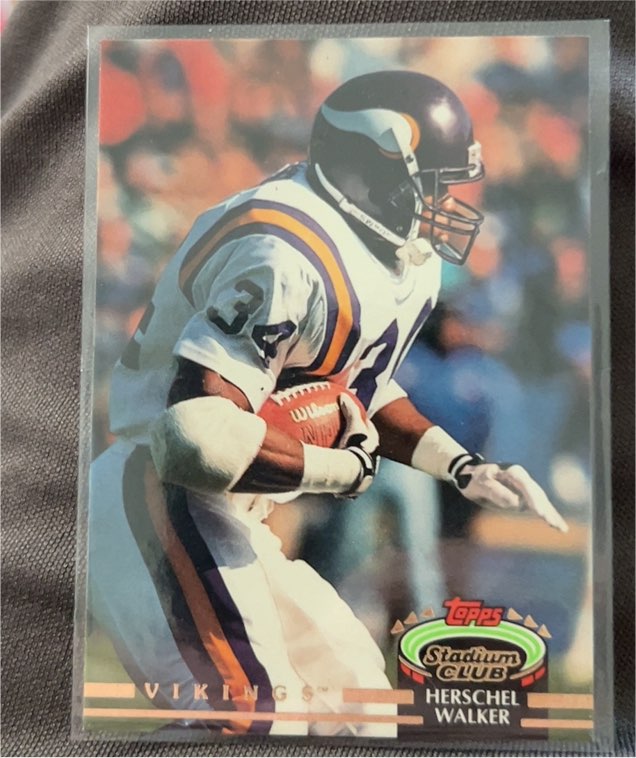 1992 Topps Stadium Club #72 Herschel Walker — front