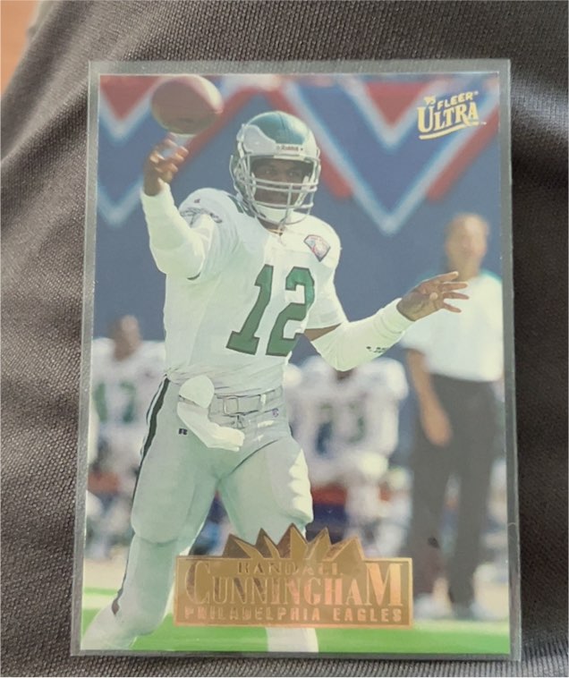 1995 Fleer Ultra #245 Randall Cunningham — front