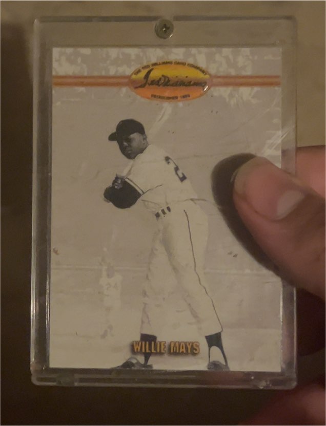 1993 Ted Williams Card Company #55 Willie Mays — front