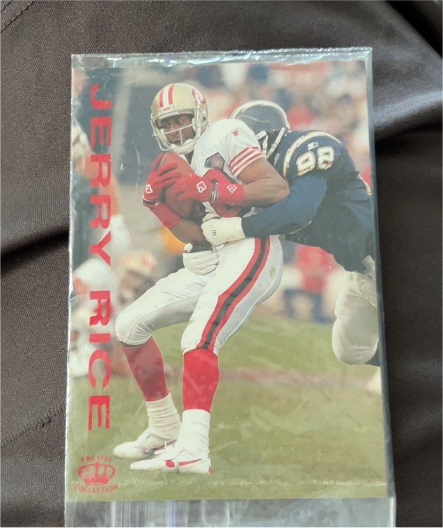 1995 Pacific Gridiron #100 Jerry Rice — front