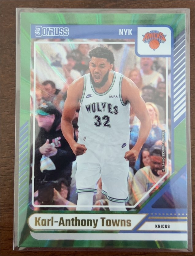 2024-25 Donruss #8 Karl-Anthony Towns — front