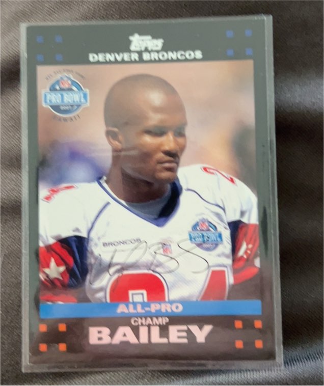 2007 Topps #413 Champ Bailey — front