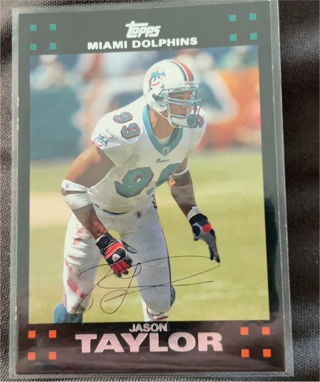 2007 Topps #259 Jason Taylor — front
