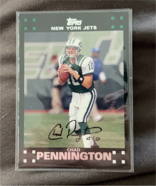 2007 Topps #31 Chad Pennington — front