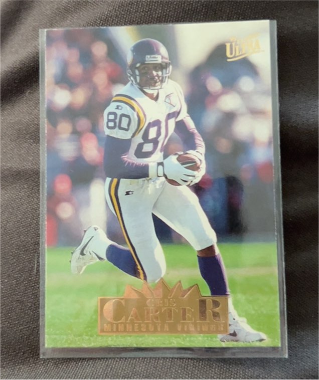1995 Fleer Ultra #185 Cris Carter — front