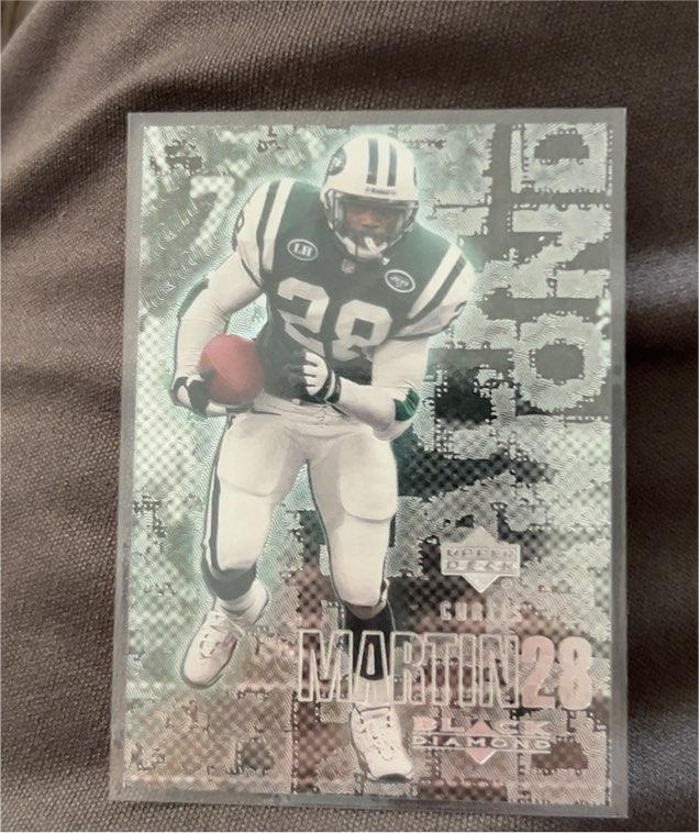 2000 Upper Deck Black Diamond #77 Curtis Martin — front