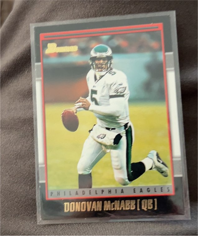 2001 Bowman #75 Donovan McNabb Philadelphia Eagles — front