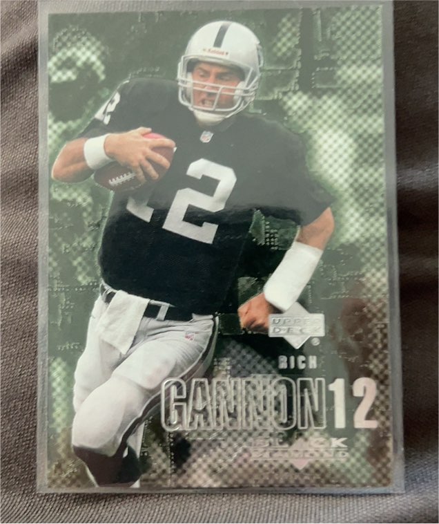 2000 Upper Deck Black Diamond #81 Rich Gannon — front