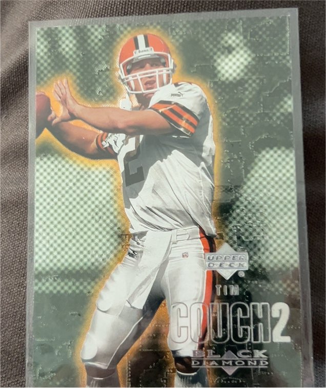 2000 Upper Deck Black Diamond #27 Tim Couch — front