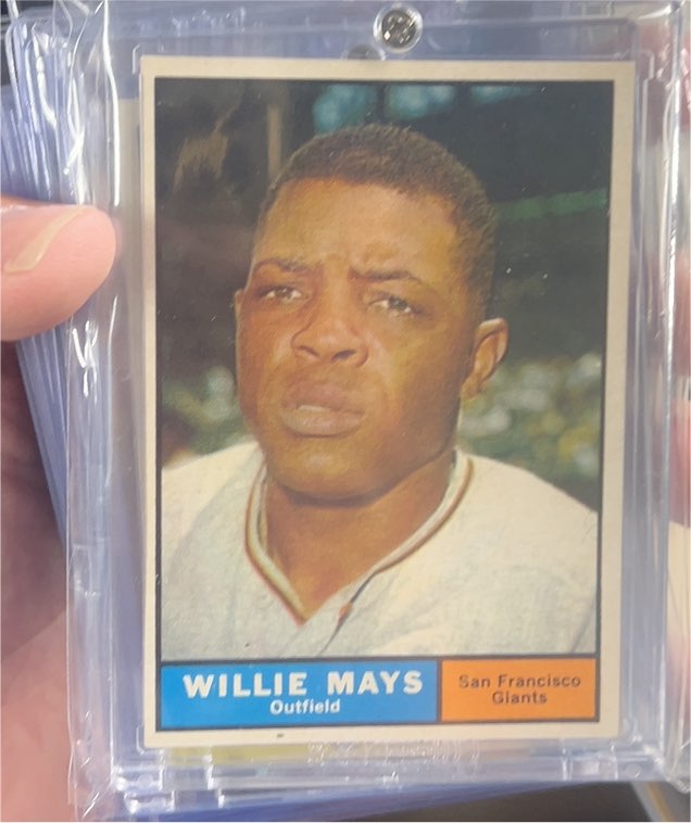 1961 Topps #150 Willie Mays — front