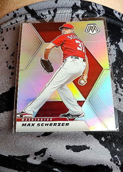 2021 Panini Mosaic #126 Max Scherzer — front
