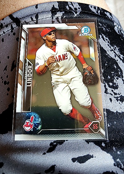 2016 Bowman Chrome #28 Francisco Lindor — front