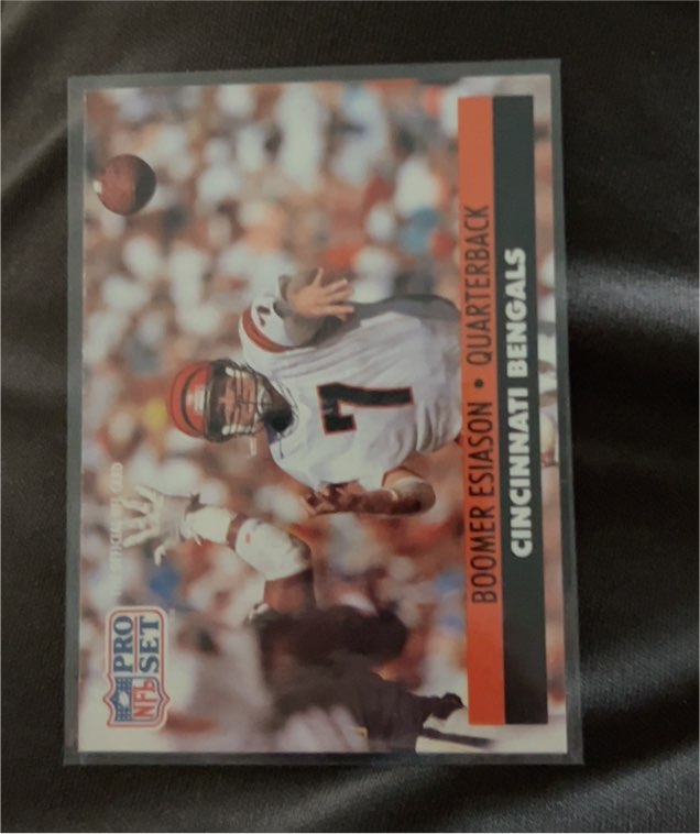 1991 Pro Set #111 Boomer Esiason — front