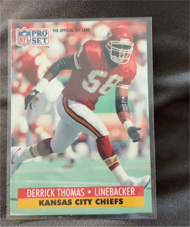 1991 Pro Set #188 Derrick Thomas — front