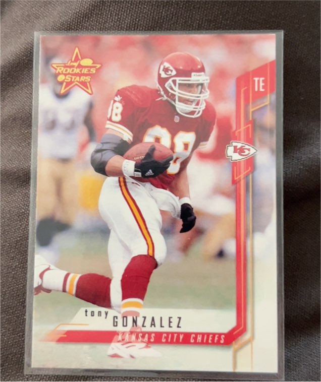 2001 Leaf Rookies & Stars #90 Tony Gonzalez — front