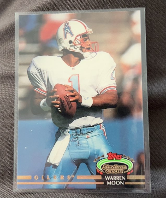 1992 Topps Stadium Club #120 Warren Moon — front