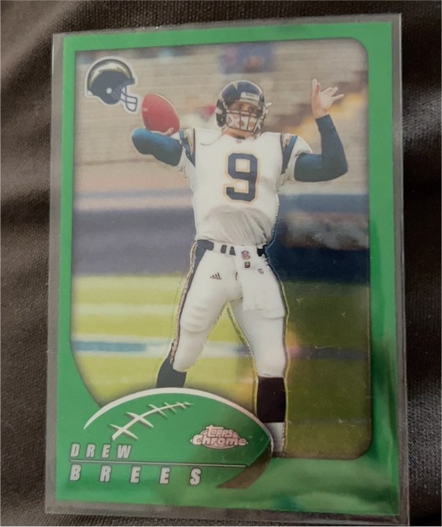 2002 Topps Chrome #48 Drew Brees — front
