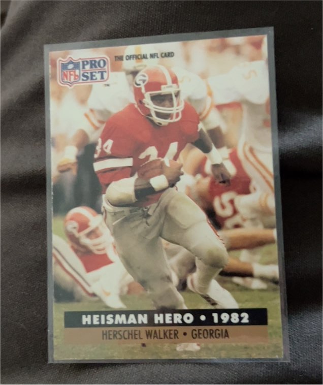 1991 Pro Set #44 Herschel Walker — front