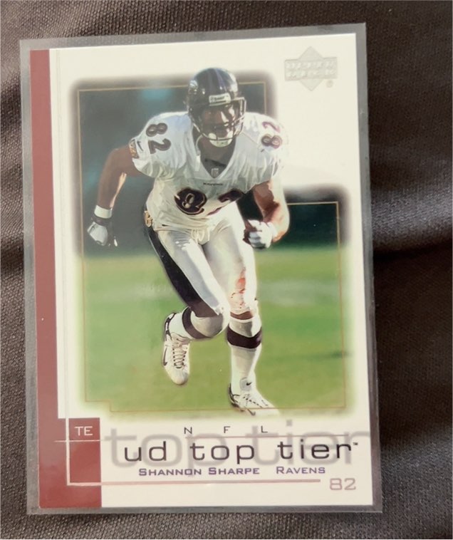 2001 Upper Deck Top Tier #82 Shannon Sharpe — front