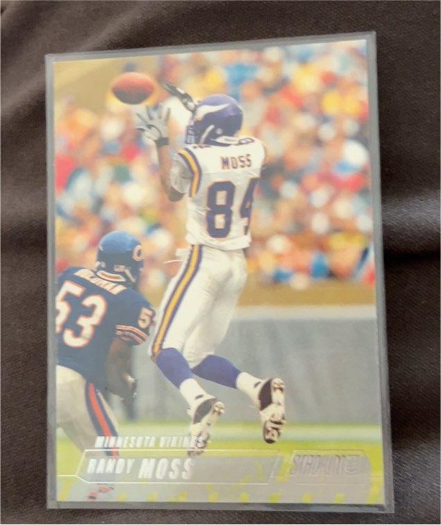 1998 Topps Stadium Club #V Randy Moss — front