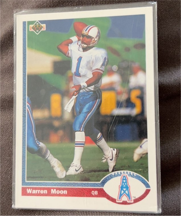 1991 Upper Deck #256 Warren Moon — front