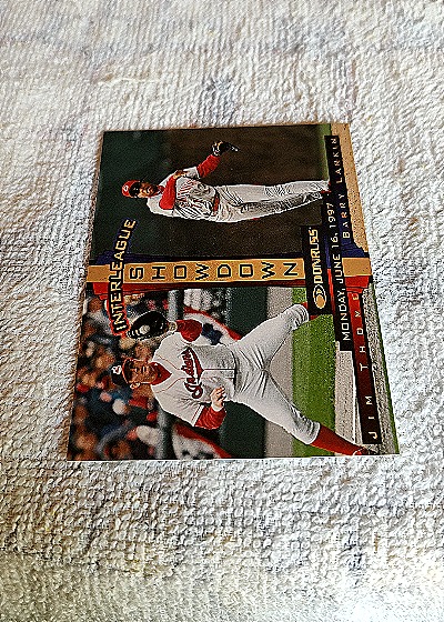 1997 Donruss #441 Jim Thome / Barry Larkin Interleague Showdown — front