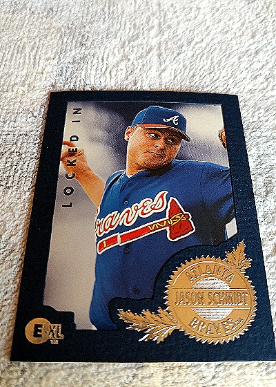 1996 Fleer E-Motion XL #148 Jason Schmidt — front