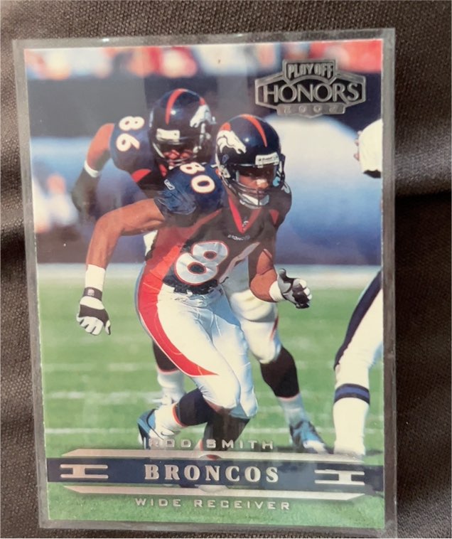 2002 Playoff Honors #28 Rod Smith — front