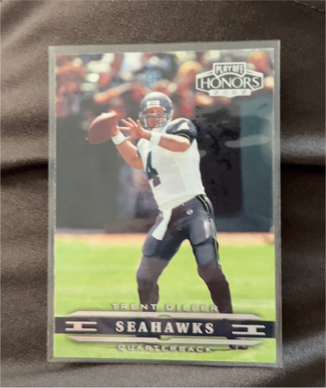 2002 Playoff Honors X's #84 Trent Dilfer — front