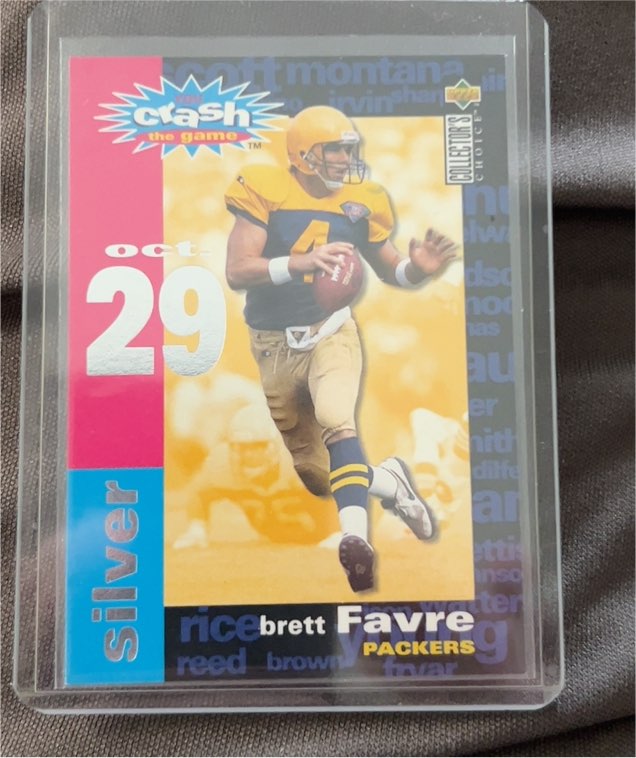 1995 Upper Deck Collector's Choice You Crash the Game Silver #C6 Brett Favre — front