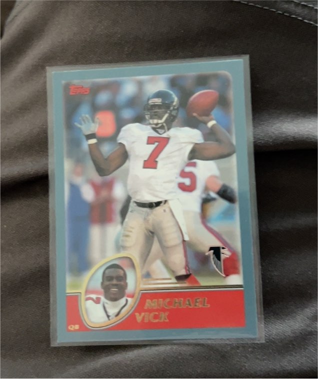 2003 Topps #1 Michael Vick — front