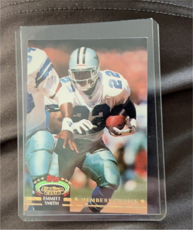 1992 Topps Stadium Club Members Choice #303 Emmitt Smith — front