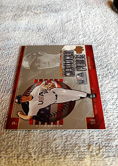 2004 Upper Deck National Pride #10 Jeff Clement — front