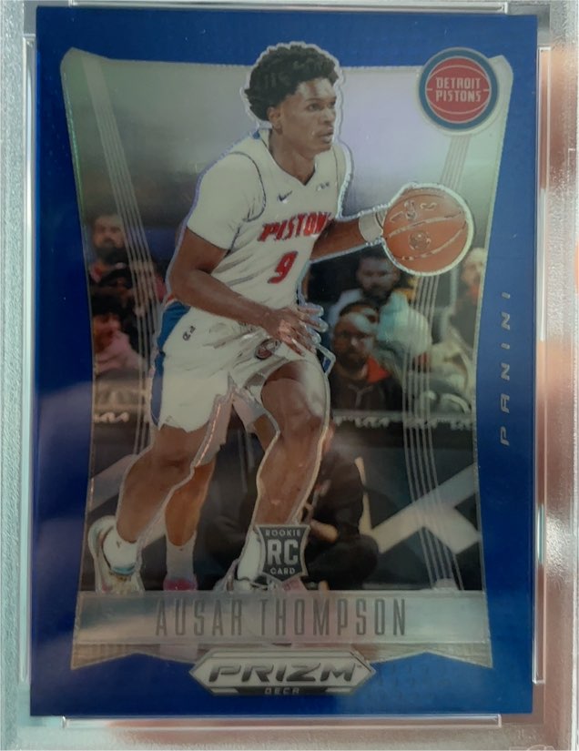 2023-24 Panini Prizm Deca #136 Ausar Thompson Rookie Detroit Pistons — front