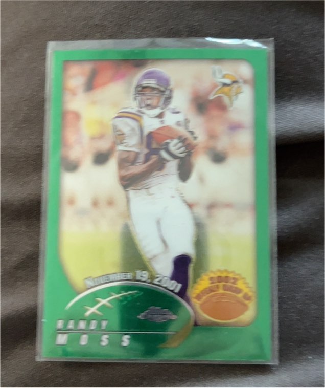 2002 Topps #300 Randy Moss — front