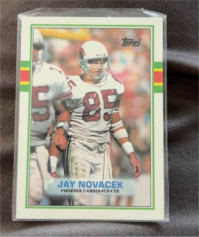 1989 Topps #282 Jay Novacek — front