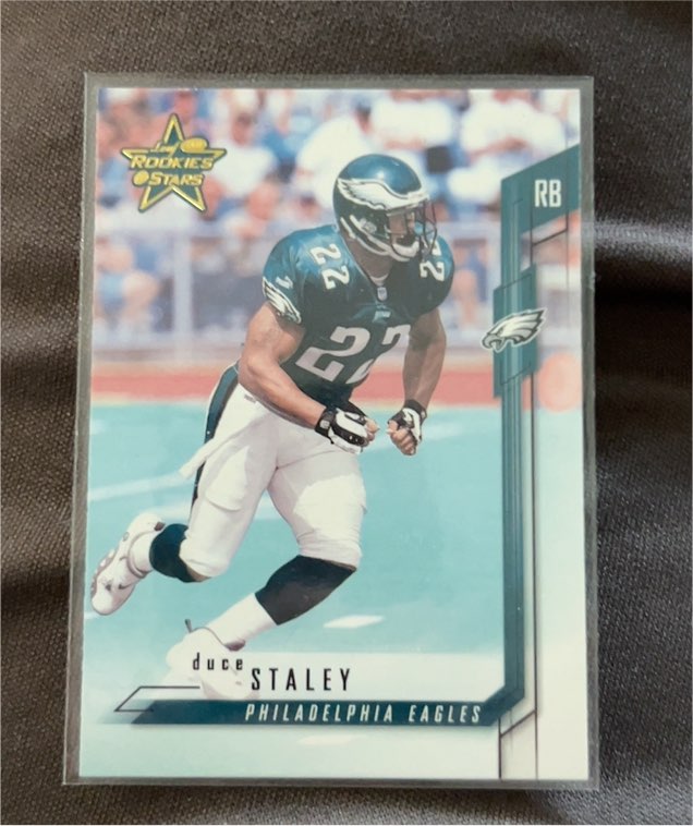 2001 Leaf Rookies & Stars #25 Duce Staley — front