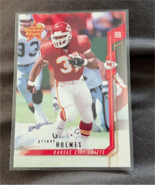2001 Leaf Rookies & Stars #RB Priest Holmes — front