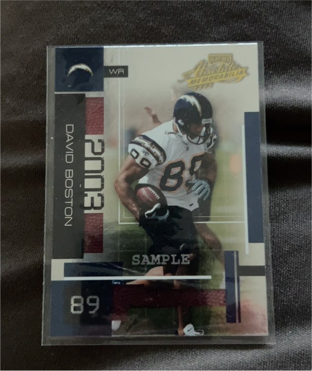 2003 Playoff Absolute Memorabilia #89 David Boston — front