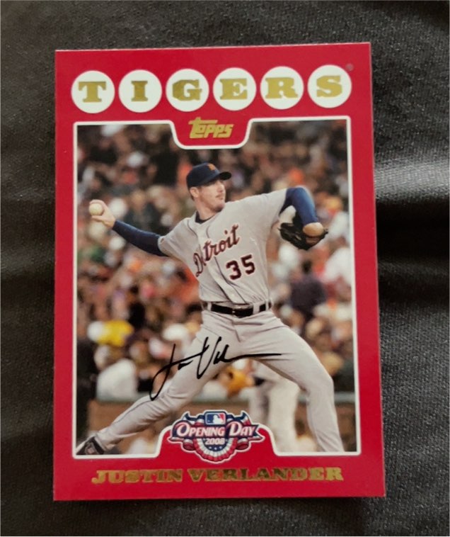 2008 Topps Opening Day #149 Justin Verlander — front